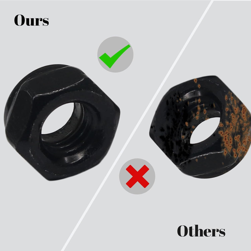 M4 Hex Lock Nuts, M4 x 0.7mm, 50Pcs