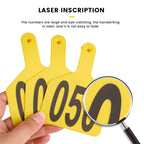 Cattle Ear Tags Numbered 50 Pcs Large Cow Tags Yellow