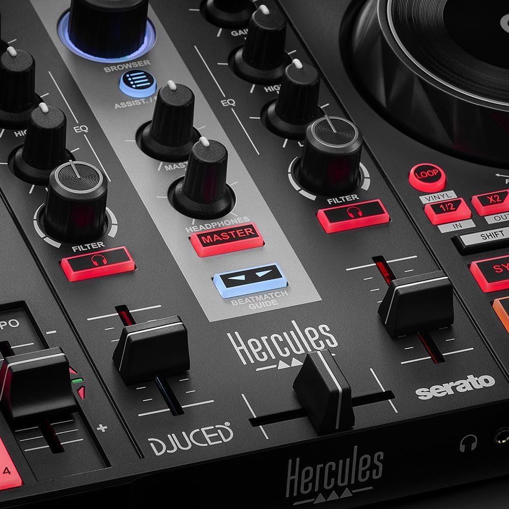 DJControl Inpulse 200 MK2 — Ideal DJ Controller for Learning to Mix — Software and Tutorials Included, Black