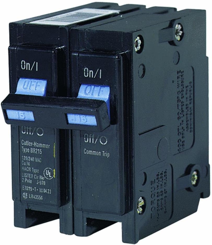 Cutler-Hammer 6854103 15A 2 Pole 2 in. Circuit Breaker