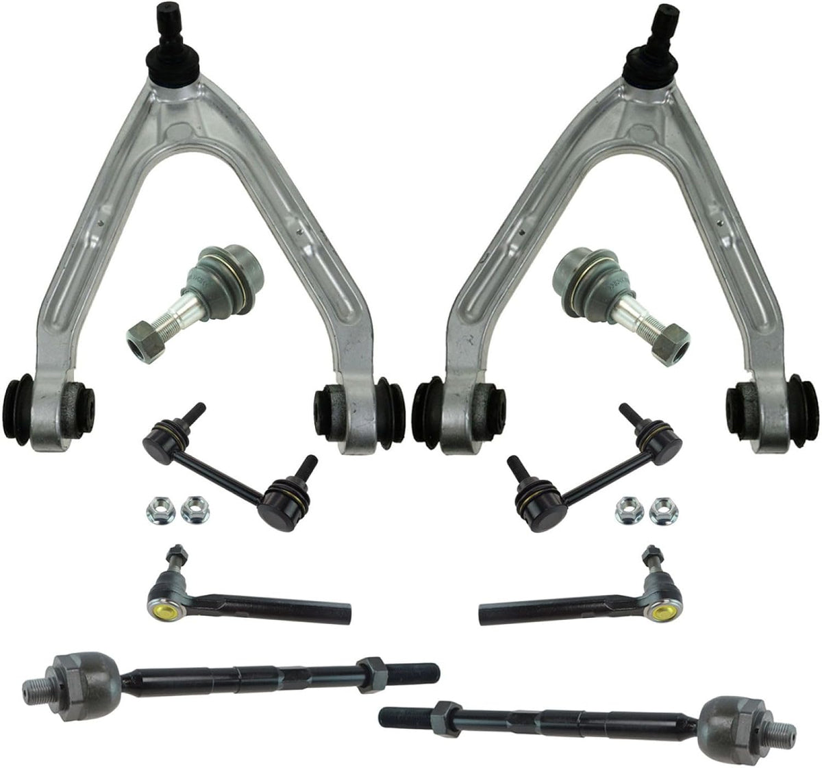 TRQ Front Steering & Suspension Kit Ball Joint Control Arm with Ball Joint