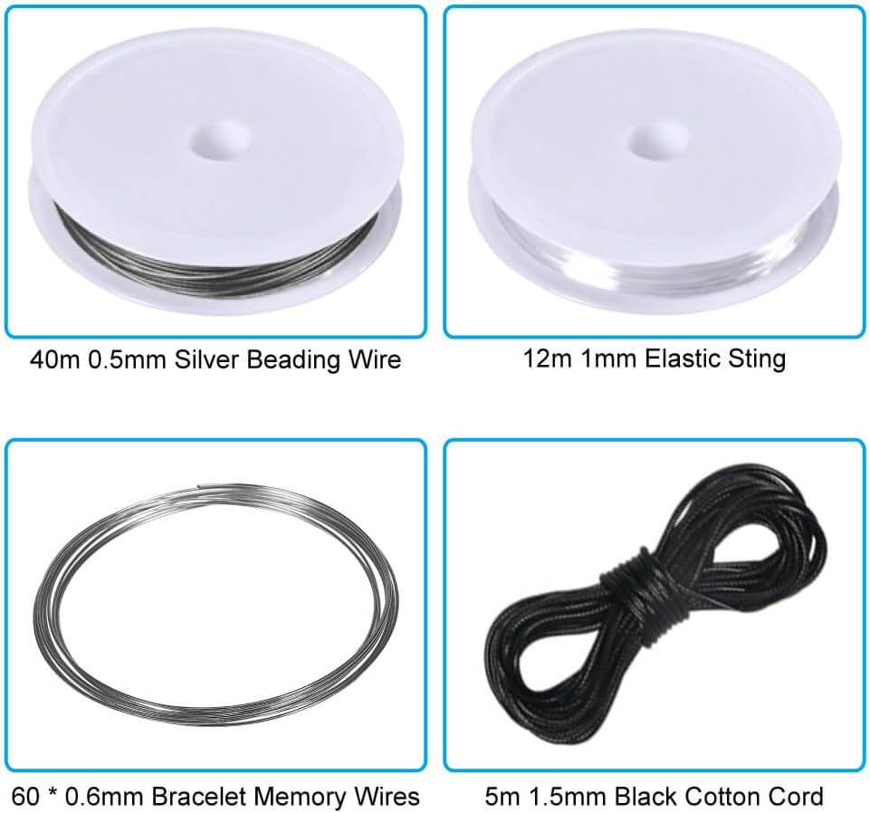 Jewelry Making Supplies Kit - Jewelry Repair Tool with Accessories, Pliers, Findings, and Beading Wires for Adults