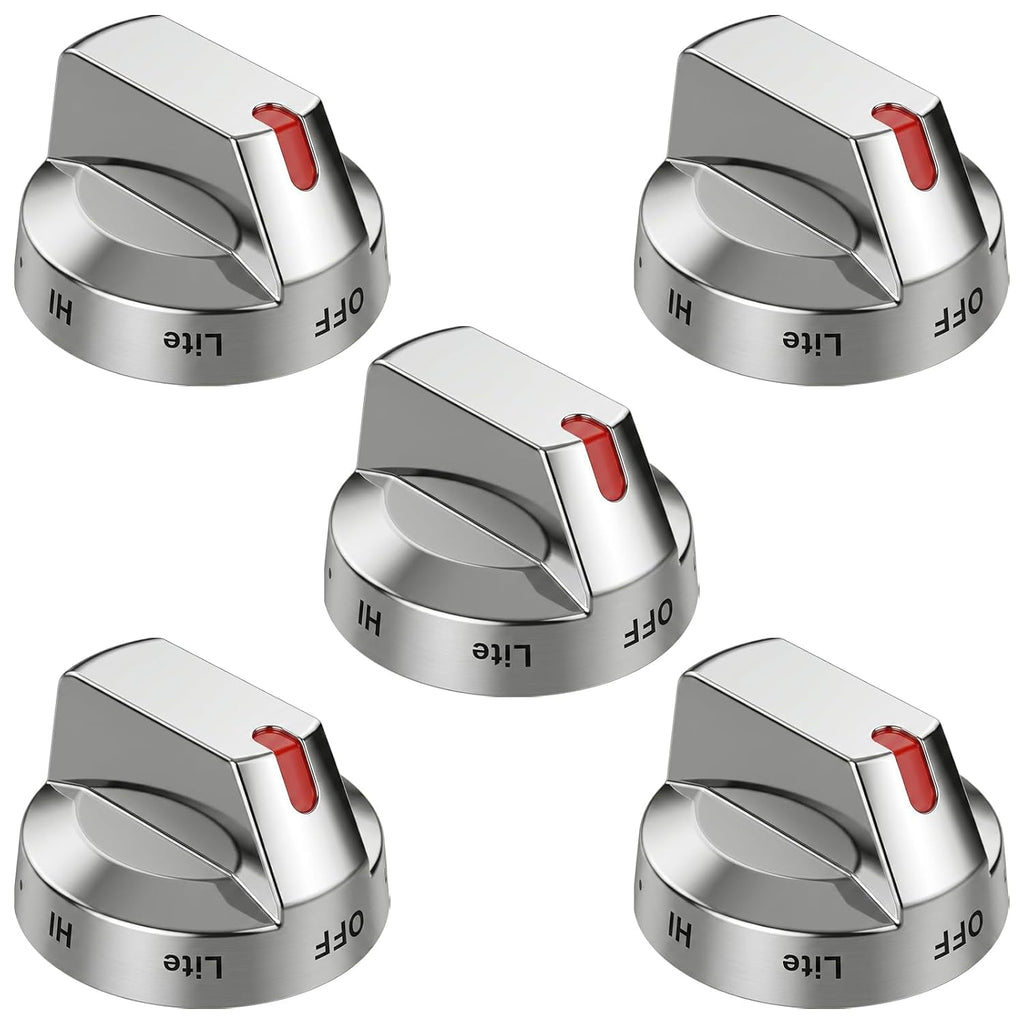 DG64-00473A Stove Knobs Replacement, Burner Control Dial Knob, 5-Pack