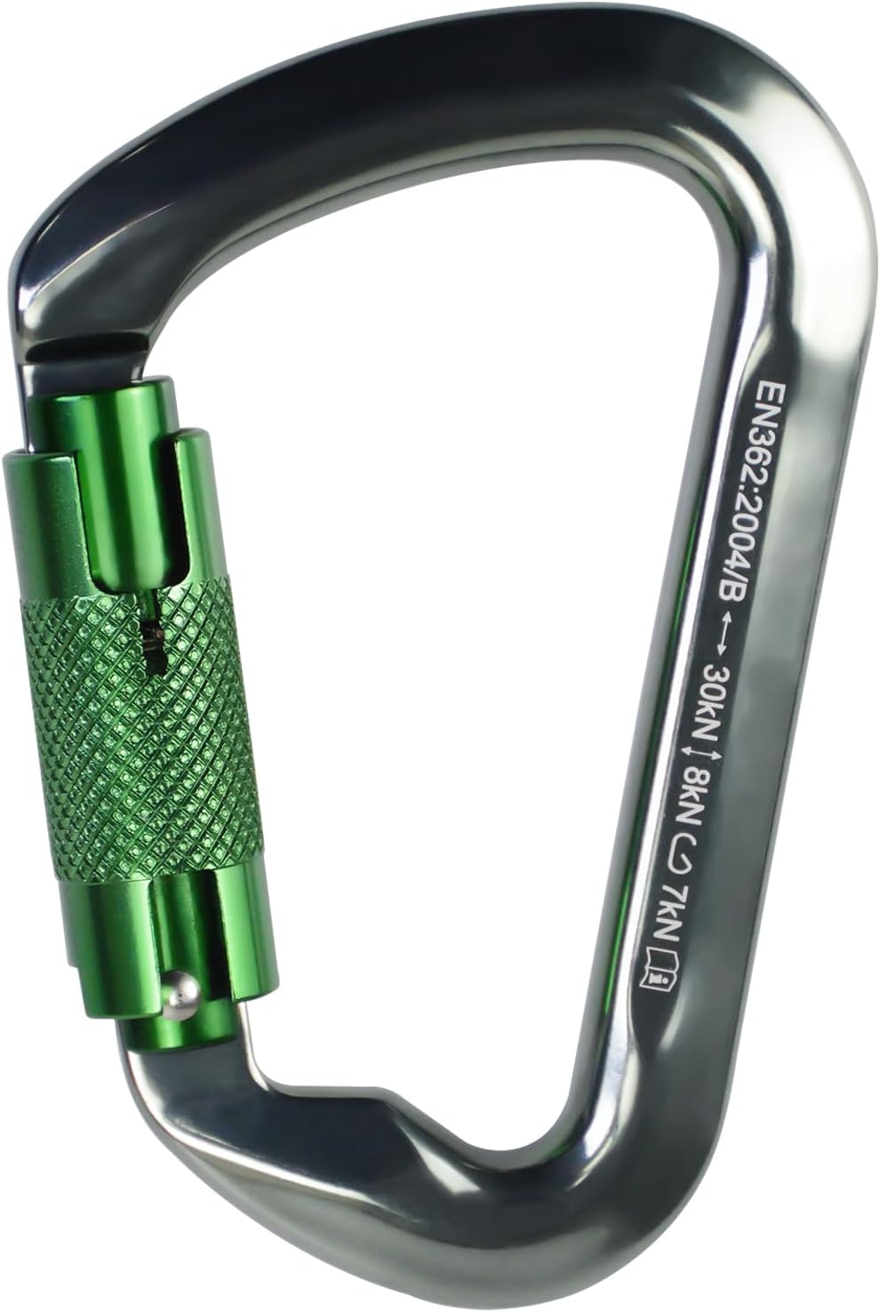 SEPEAK UIAA 30kN Climbing Carabiner Clips, Professional Heavy Duty Twist Locking Carabiners for