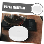 200Pcs Disposable Coffee Filter Paper for Drip Brewers, White round Screen