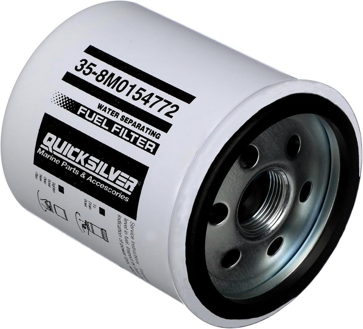 Quicksilver Water Separating Fuel Filter for Johnson & Evinrude Outboards