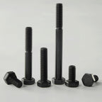 M12x1.75 x 35mm Hex Head Screws Bolts, 12.9 Grade Alloy Steel, Hexagon Head Bolts, Black Oxide Finish, Full Thread, Quantity 8