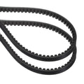 uxcell 2 Pcs BX28 EPDM V-Belt, Raw Edge Cogged Industrial Rubber V Belt 0.67" Width x 28" Inside Circumference