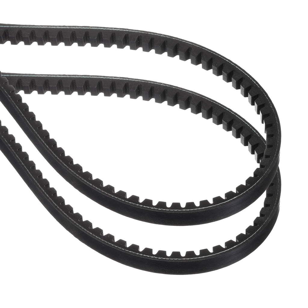 uxcell 2 Pcs BX36 EPDM V-Belt, Raw Edge Cogged Industrial Rubber V Belt 0.67" Width x 36" Inside Circumference