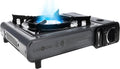 Portable Butane Camping Stove with Case: Automatic Ignition, Precise Heat Control - Camping & Tailgating and Outdoor
