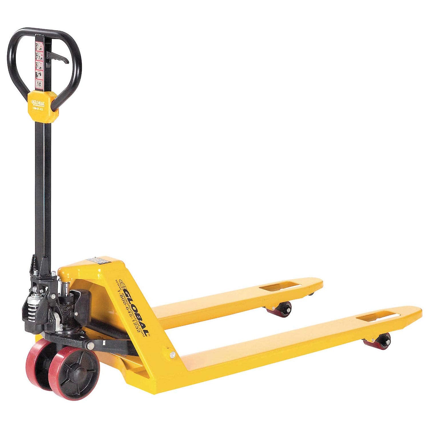 Industrial Duty Pallet Jack with 27" W x 48" L Forks | 5500 lb. Capacity, General Purpose Manual Pallet Truck for