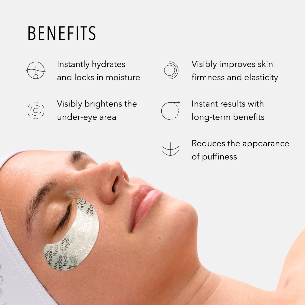 PolyPeptide Collagel Eye Masks, Line-Lifting Hydrogel Under Eye Patch, Firmer Appearance & Hydration & Dark Circles