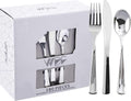 180 Ps Silver Plastic Silverware - Plastic Cutlery - Fancy Plastic Silverware Heavy Duty - 60 Forks 60 Knives 60