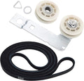 Upgraded Dryer Drum Belt Idler Pulley and Pulley Kit Replacement for Maytag MED8630HW0 MED8630HW1 MED9600SQ0 MED9700SB0 MED9700SQ0 MED9800TK0 MED9800TQ0 MET3800TW0 MET3800TW1 MET3800TW2 MET3800XW0