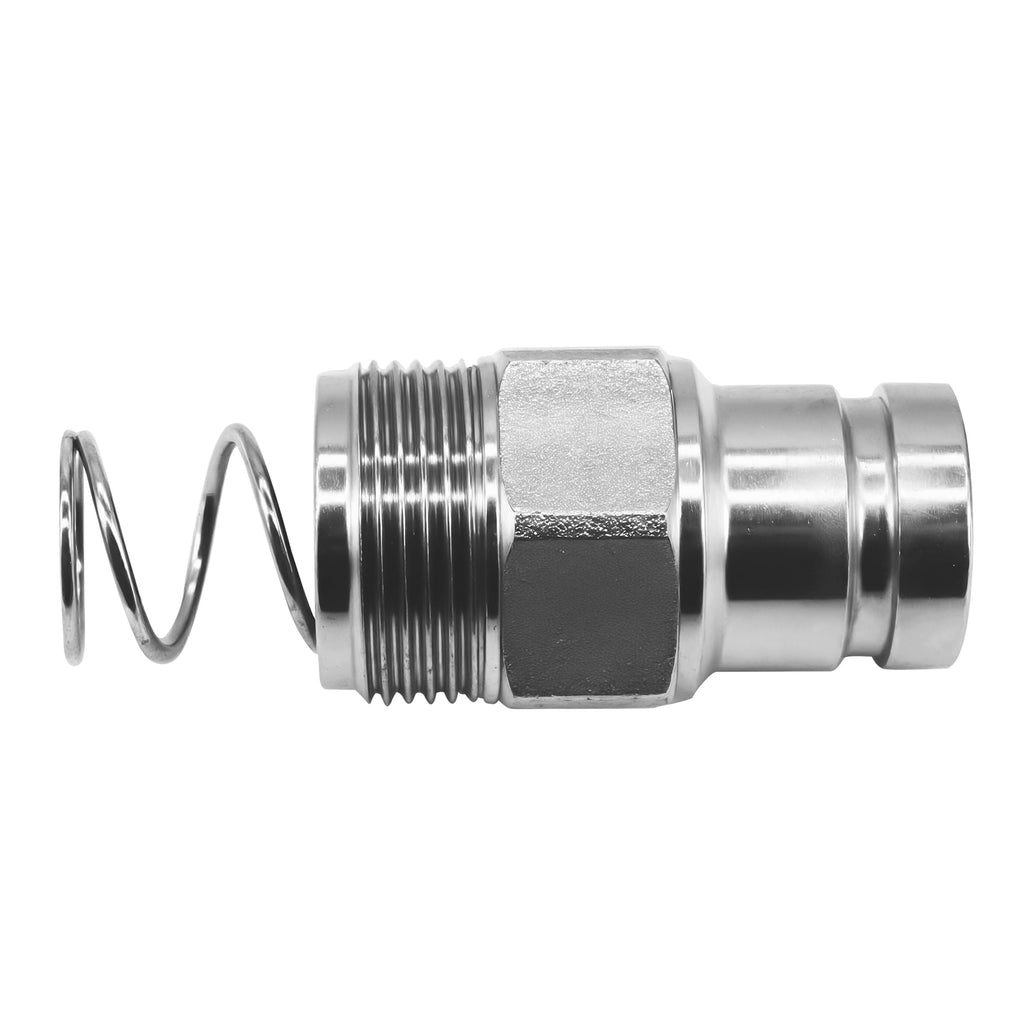 Ovabeyna 7246798 Hydraulic 3/8″ Male Flat Face Quick Coupler Skid Steer Cartridge Manifold Compatible with Bobcat 7246798