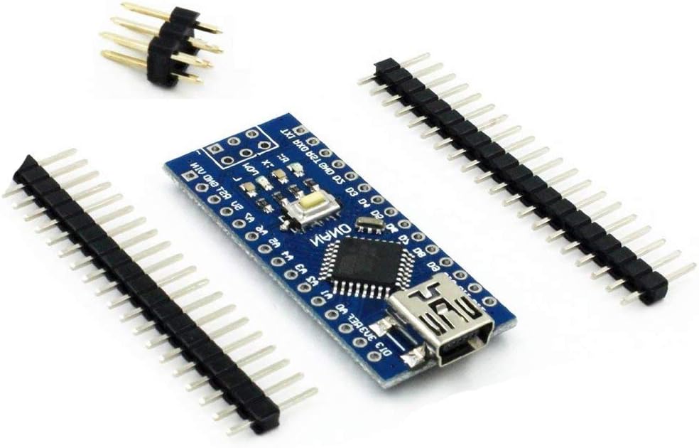HiLetgo 3pcs Nano V3.0 ATmega328P CH340G 5V 16M Mini USB Micro Controller Board Development Board with PIN Headers Pin Unsoldered