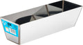 Pro 12 in Stainless Steel Mud Pan for Drywall Finishing | Heavy-duty stainless steel, contoured bottom for easy