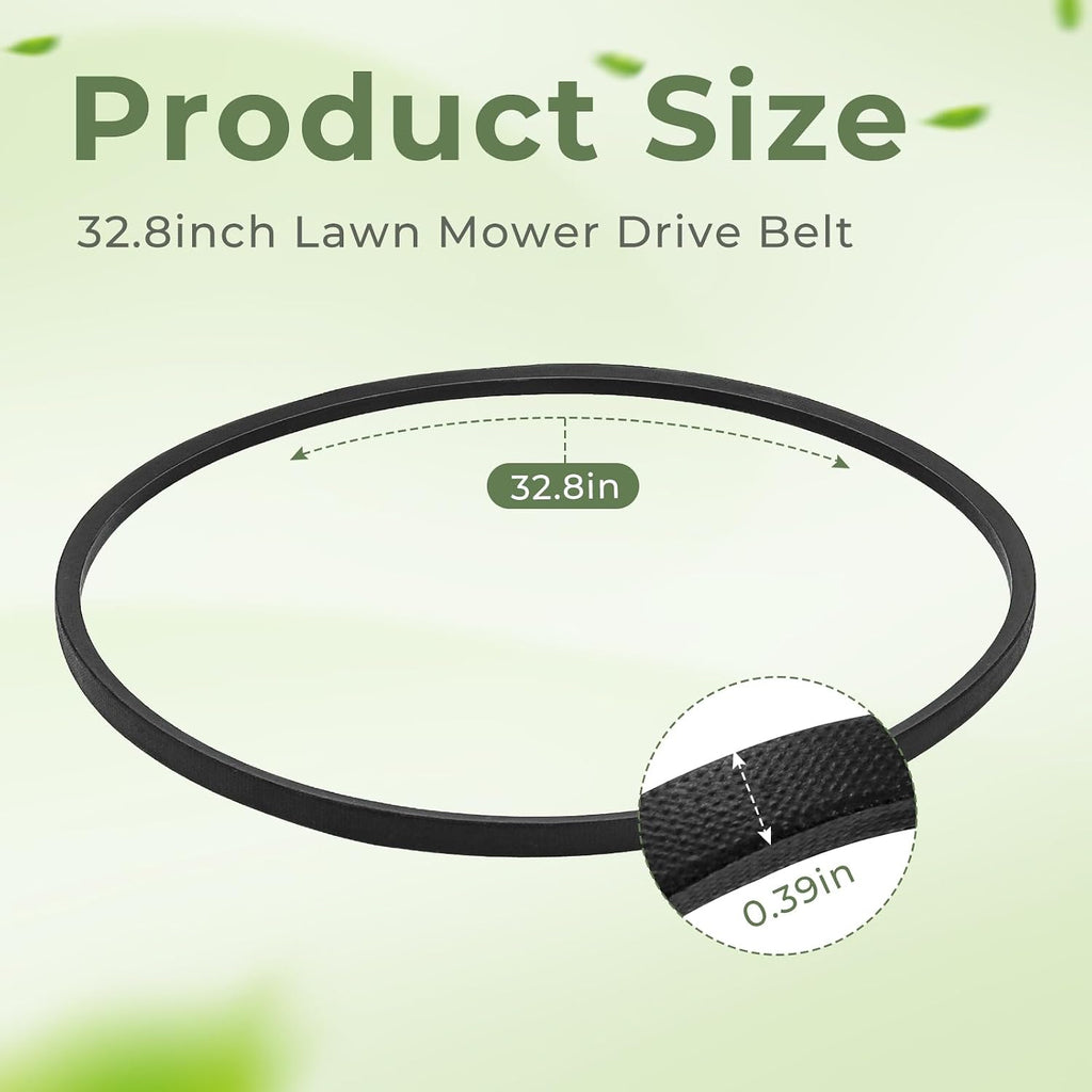 302040085 Mower Deck Belt Replacement for PowerSmart Lawn Mower Parts | 32.8 inch Deck Drive Belt Compatible with