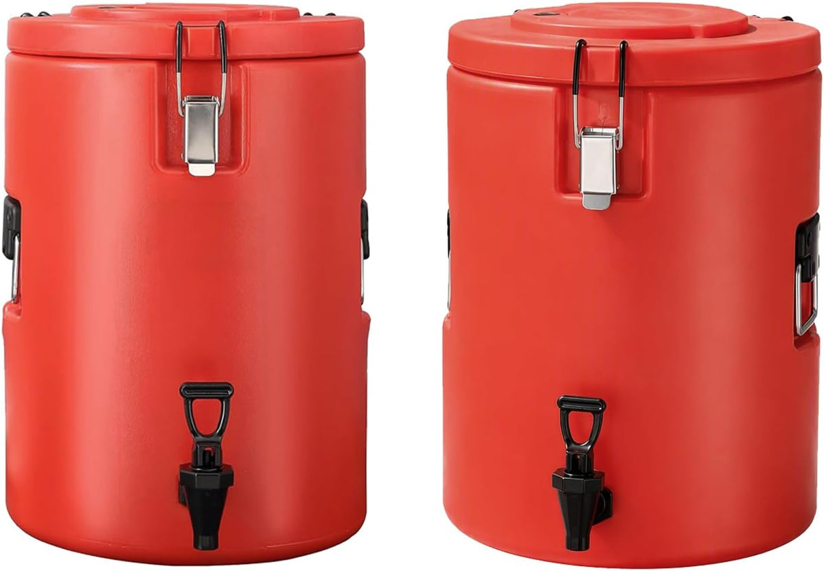 5 Gallon Insulated Beverage Dispenser 2-Pack Commercial