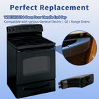 WB07X10034 Range Oven Handle End Caps Replacement Fit for GE General 2 Pack