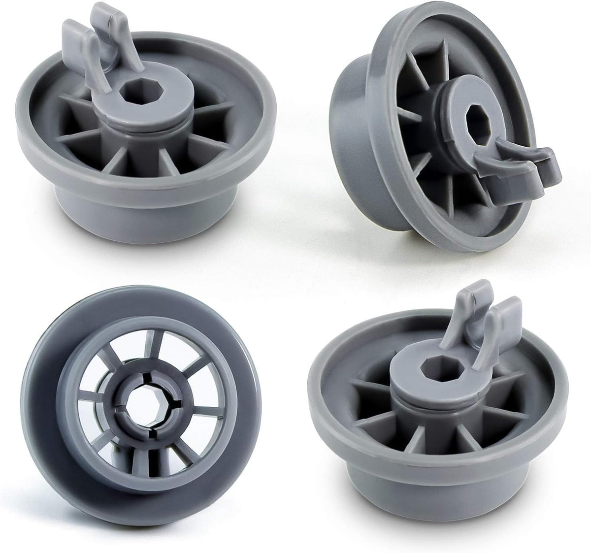 165314 Dishwasher Rack Wheels Fit for Bo-sch Ken-more,4 Pack