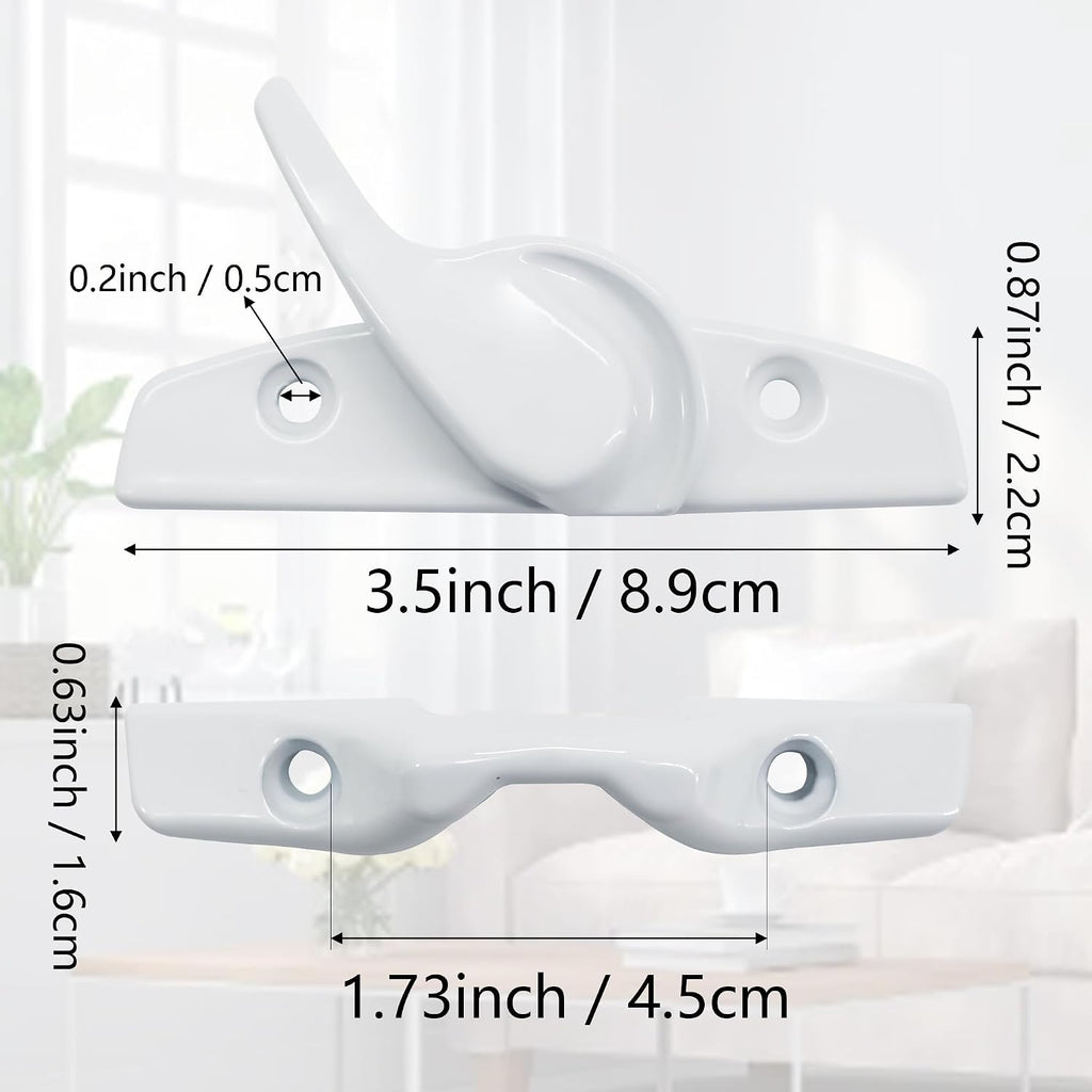 Zinc Sash Lock and Keeper fit for Andersen Sash Lock & Keeper 1968 to Present (White)