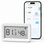 WiFi Thermometer Hygrometer, Smart Indoor Temperature Humidity Sensor