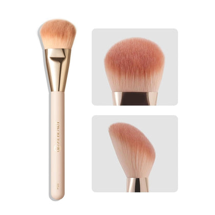 Liquid Blush Brush for Cheeks Makeup, Angled Foundation Brush