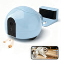 Pet Camera Robot with Treat Dispenser & Laser, Mobile Cat & Dog Home Companion, Remote Control Pet Monitor with