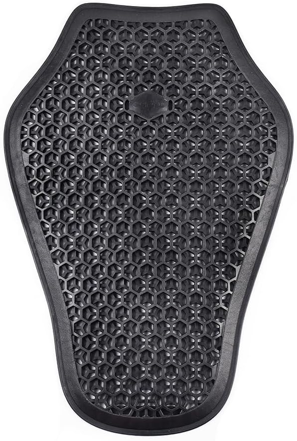 CE Level 1 Approved Motorcycle Back Protector, Black, Adult, Universal Motorbike Back Pads, Soft Motorcycle Jacket