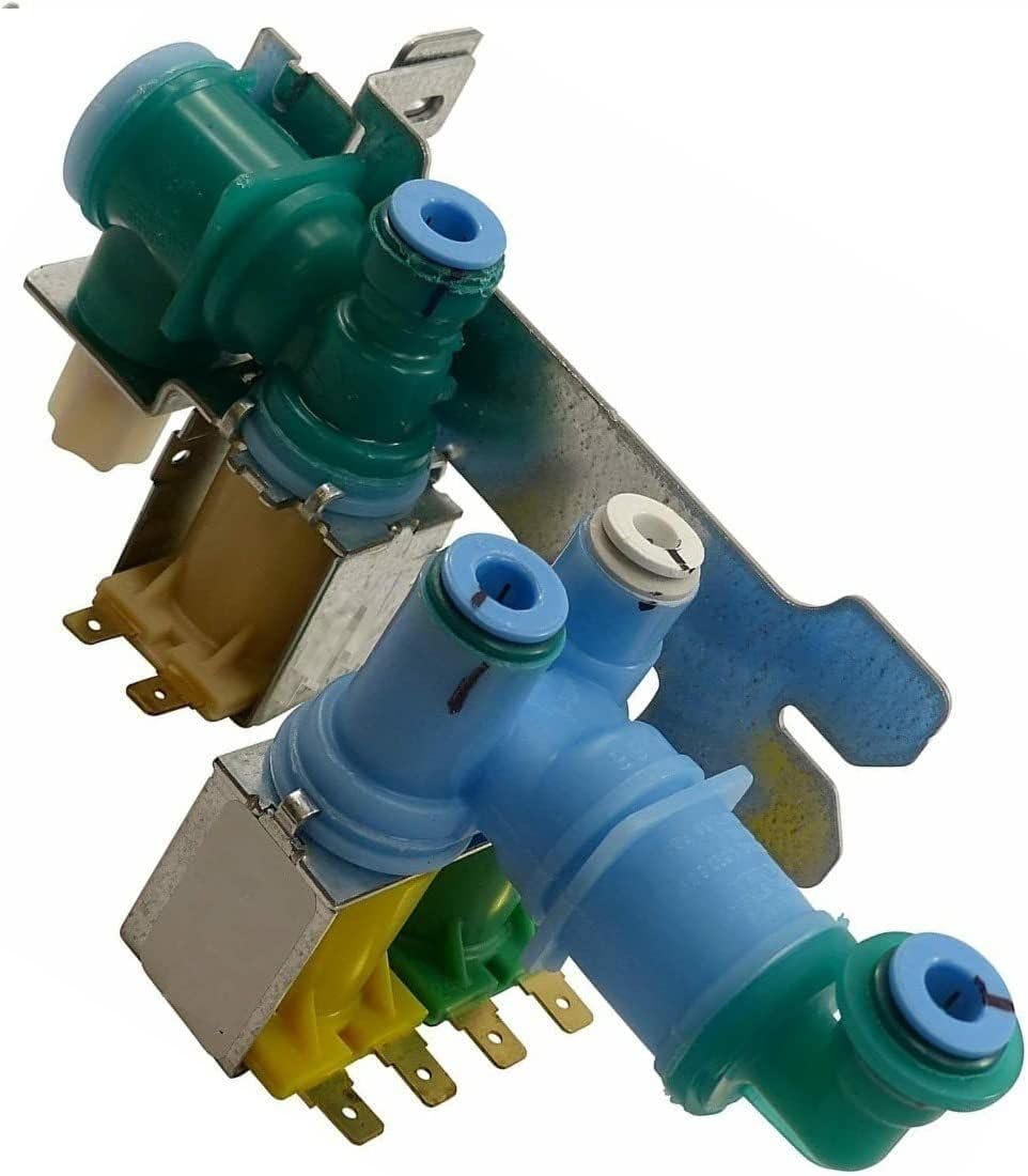 Refrigerator Water Inlet Valve Replaces for Frigidaire FGHS2655PF5A FGHS2655PF1 FGHS2655PF4 FGHS2655PF2 FGHS2667KB0 FGHS2667KE4 FGHS2667KE3 FGHS2667KE1 FGHS2667KW0 FGHS2667KW2 FGHS2667KW4 FGHS2667KP4