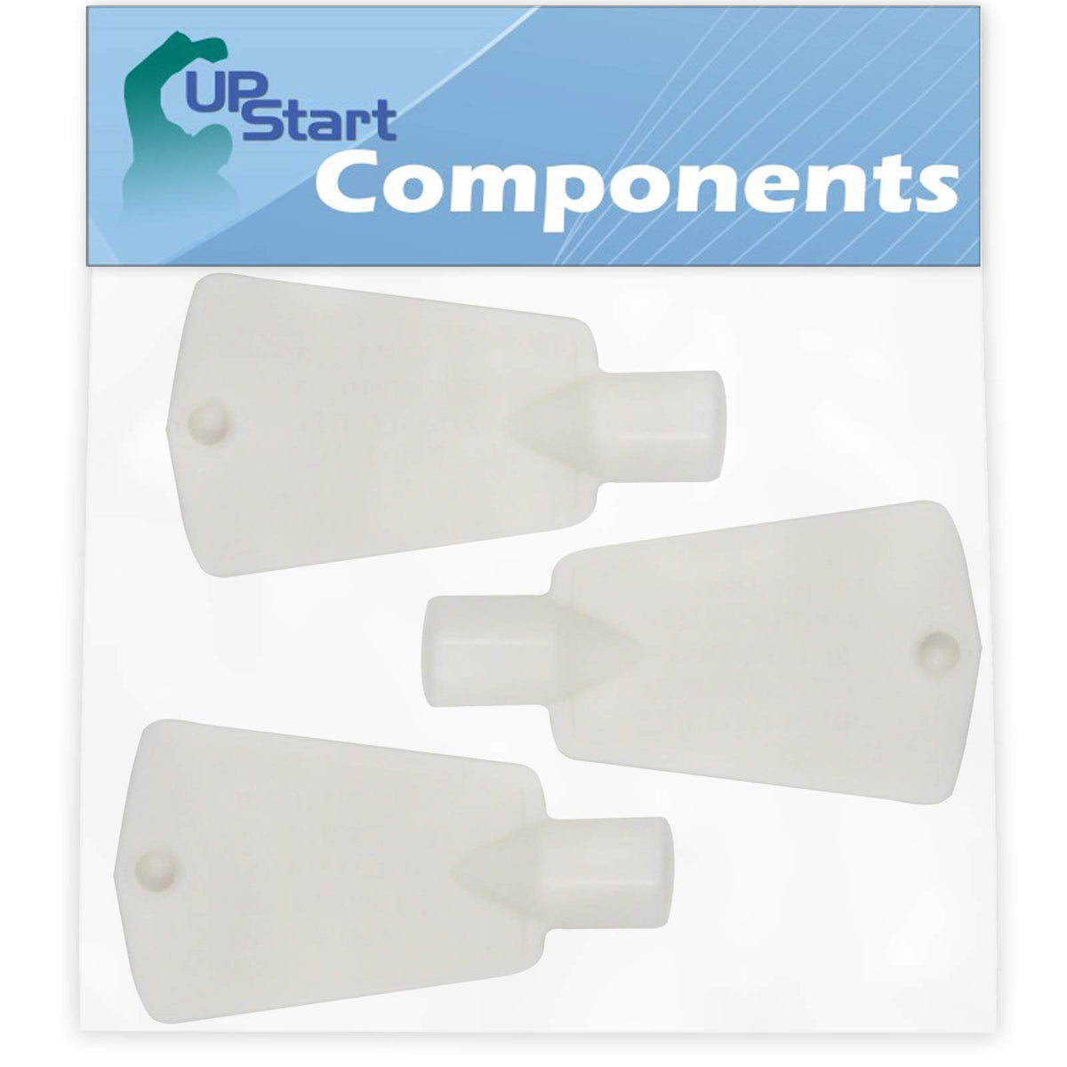 3x 297147700 Freezer Door Key Replacement for General Electric CA21DJB