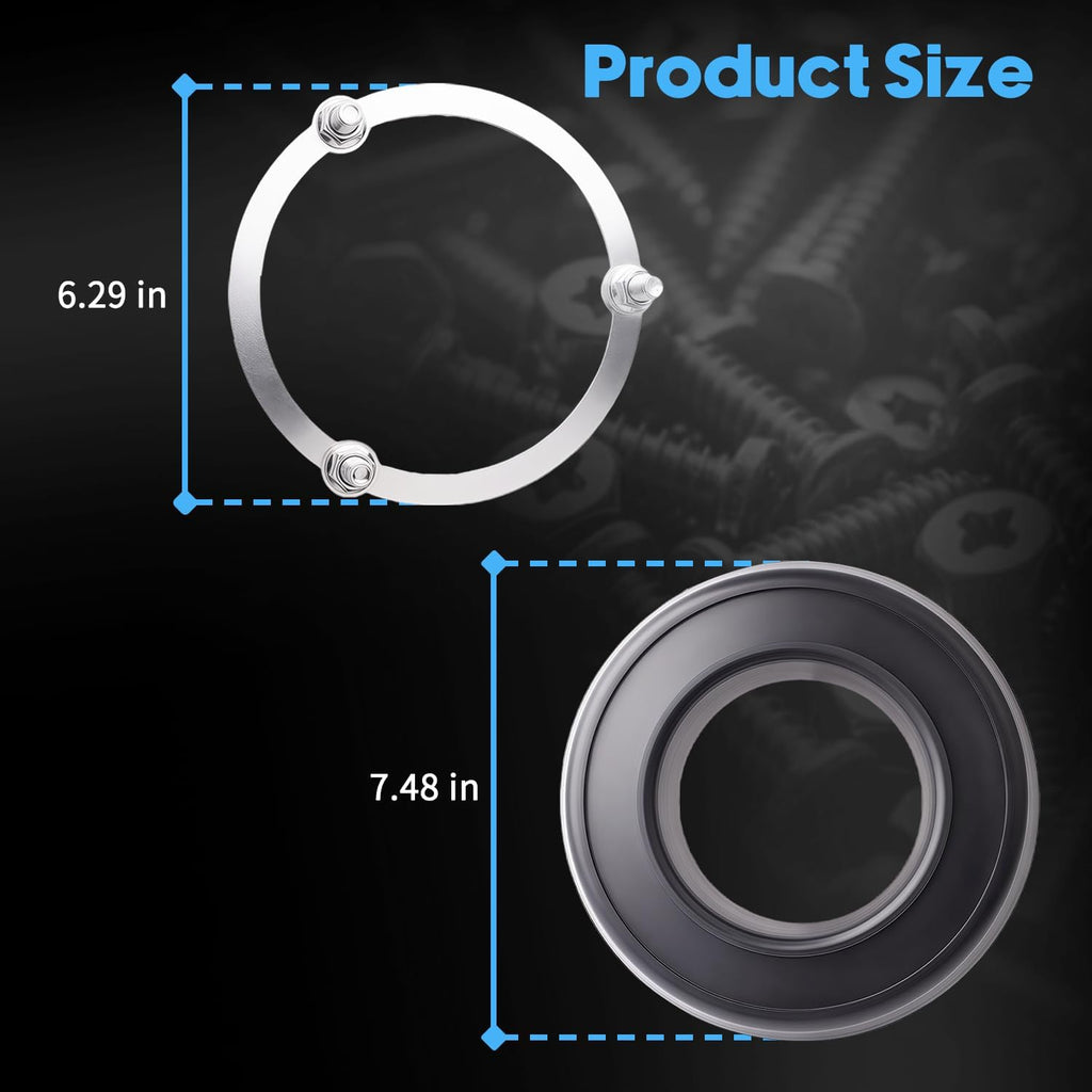 2 Pcs Front Spring Insulator Bushing Fit For Dodge Ram 1500 2500 3500 1994-2013 Coil Spring Isolator Replacement Replaces For K160015 (2 Pcs)