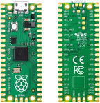 KEYESTUDIO Raspberry Pi Pico Basic Starter Kit with Headers Micro USB Cable, Pico RP2040 Microcontroller, Flexible 26 Multifunction GPIO Pins, Temperature Sensor, Programmable in C & MicroPython