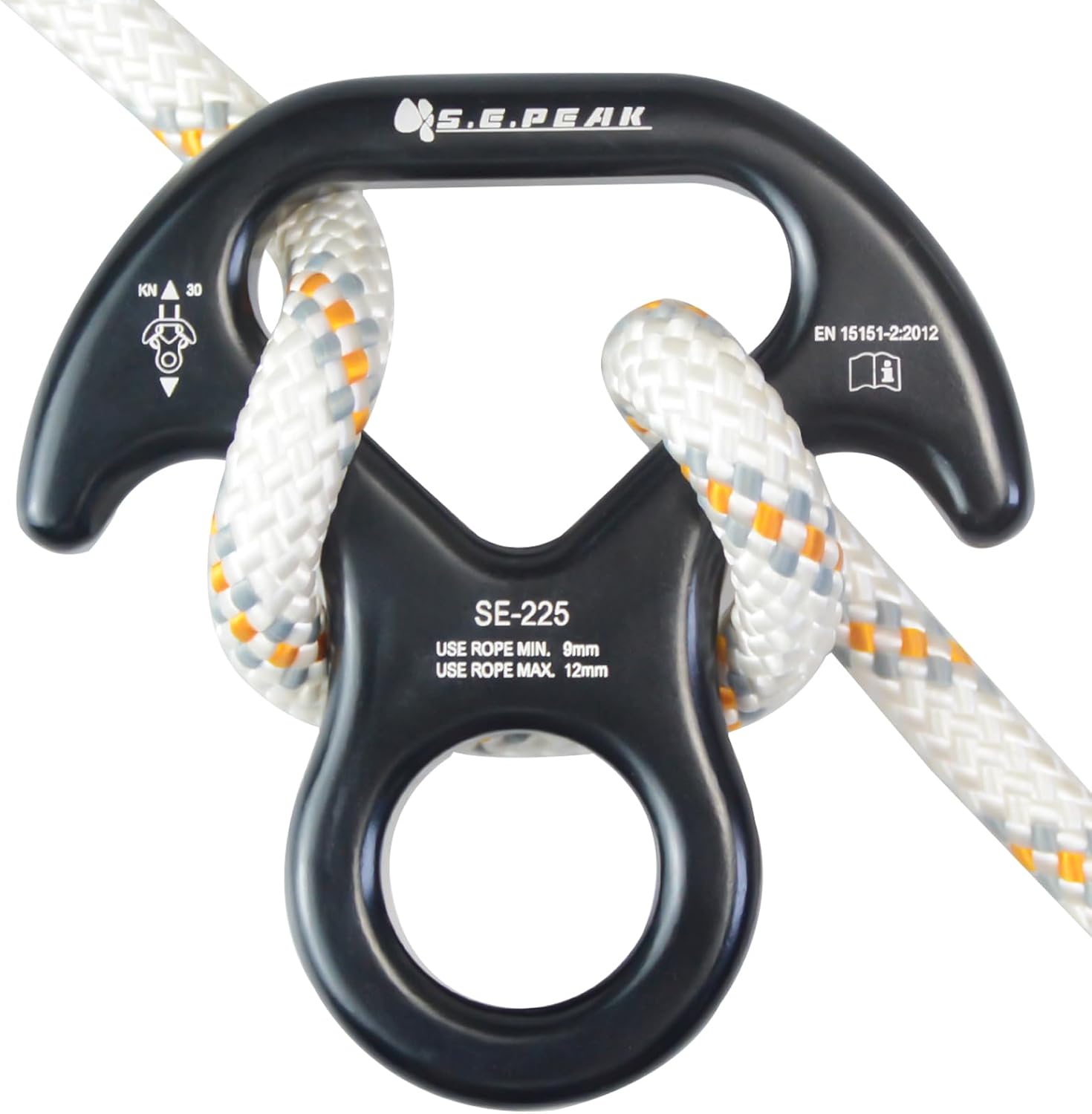 30kN/35kN/40kN Rescue Figure 8 Descender Climbing Gear Downhill Equipment Rigging Plate Rappeling Device for Rock