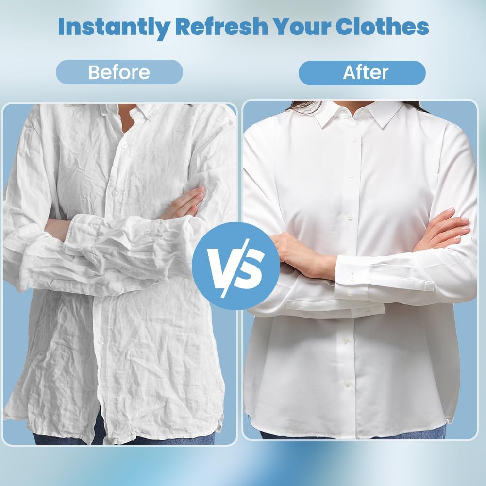 Steamer for Clothes 700W, Fast Heat-up in 40S Clothes Steamer | 120ML Water Tank, 25g/min Strong Penetrating Steam
