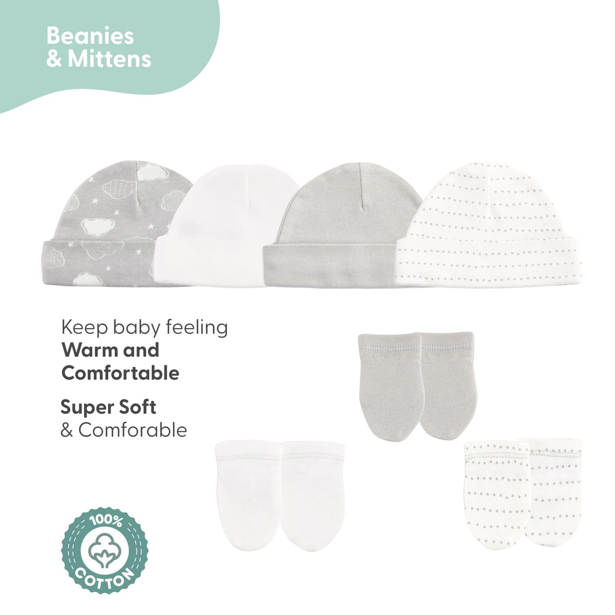 Baby Layette Gift Set for Baby Boys or Girls - 23 Piece New Born Unisex Gift Set, Clothes & Newborn Essentials Must