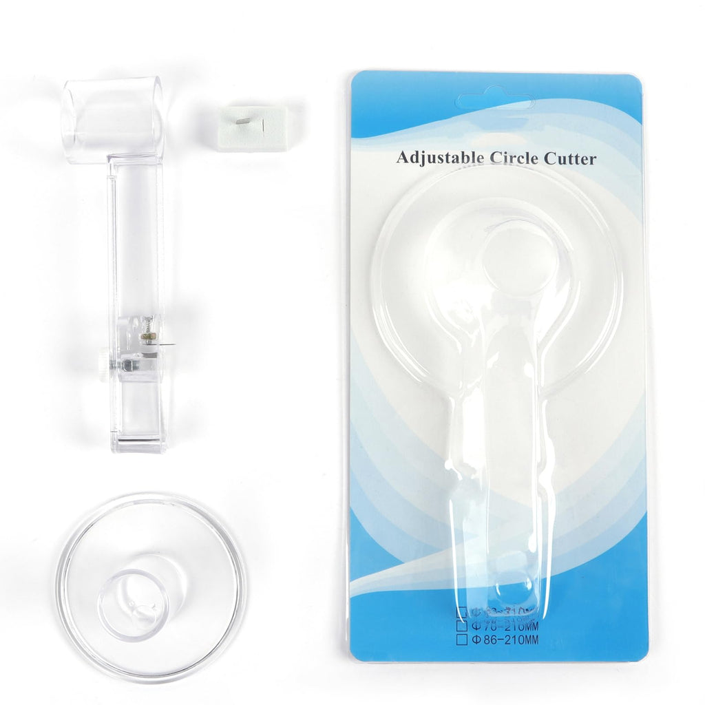 75mm/3 Inch Clear Circle Cutter Button Maker Tools, Adjustable Multi-Size Badge Making Round Cutting Tool, Cutting