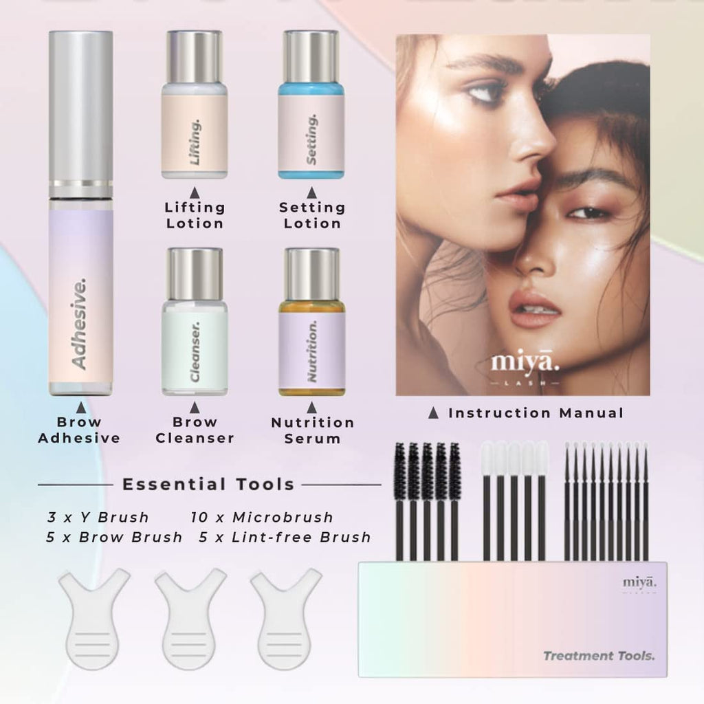 Brow Lamination Kit | Professional Eyebrow Lamination with Keratin | DIY Brow Lift Kit | Fuller, Thicker Brows for 6