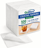 Cocktail Napkins, White Beverage Napkin Paper, Bar, Wedding, Party