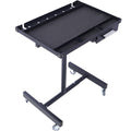 Rolling Tool Tray with Wheels, Heavy Duty Adjustable Work Table with Drawers, Tear Down Work Table with Drawer for