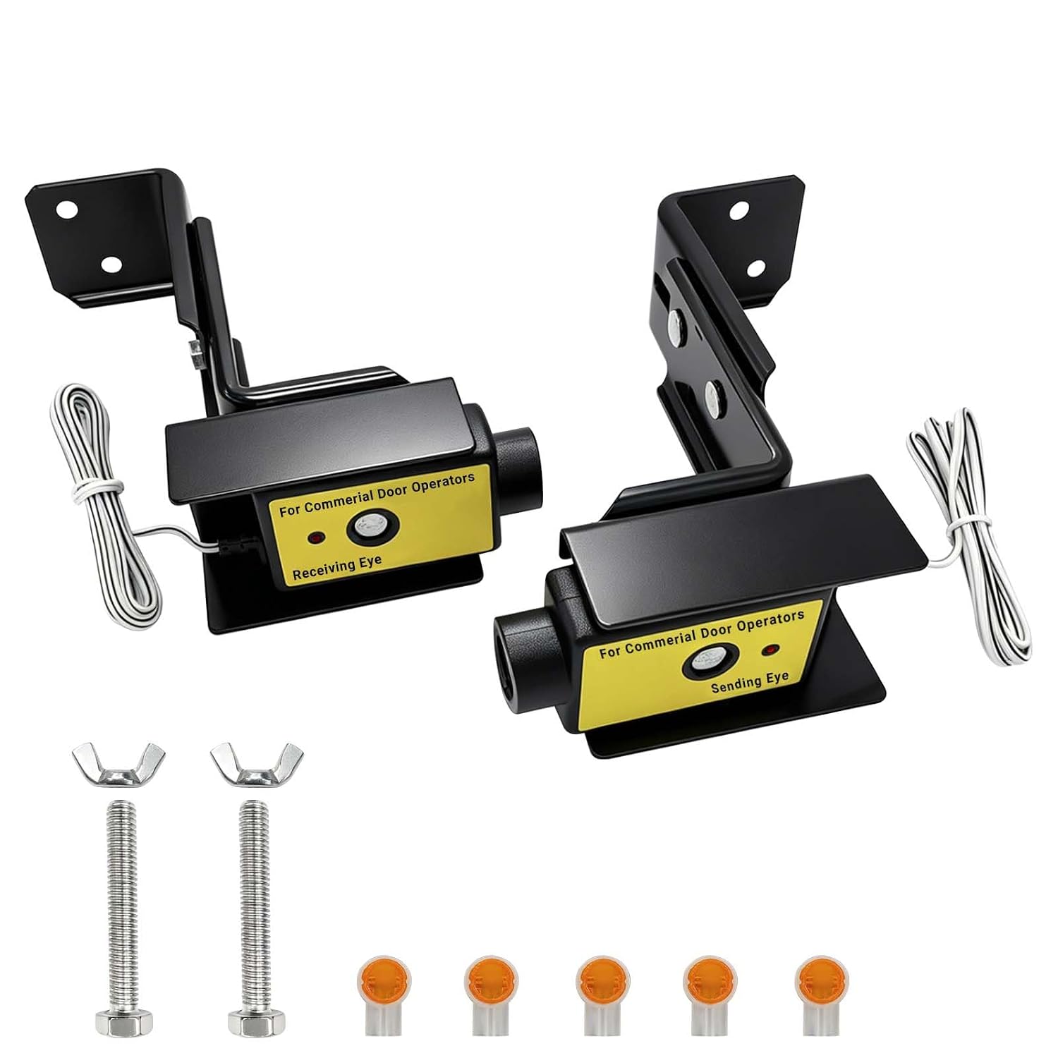 Replacement for liftmaster CPS-U Commercial Photo Eyes, CPS-U Garage Door Sensor Kit Compatible with liftMaster