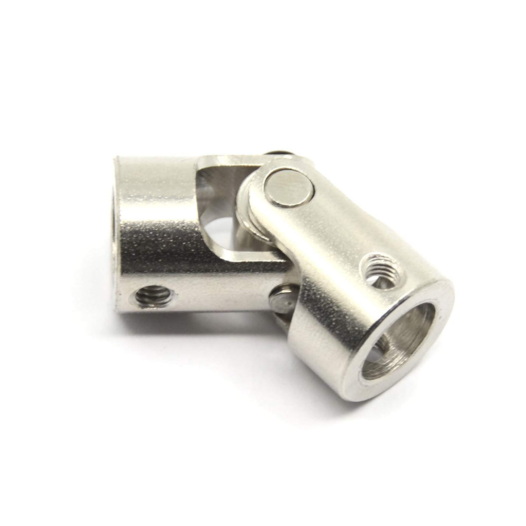 2 Pcs 10mm to 10mm Universal Joint Shaft Coupling for Motor