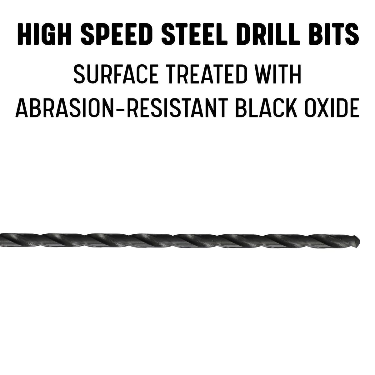Drill America 1-1/8" x 12" HSS Extra Long Drill Bit with 3/4" Shank