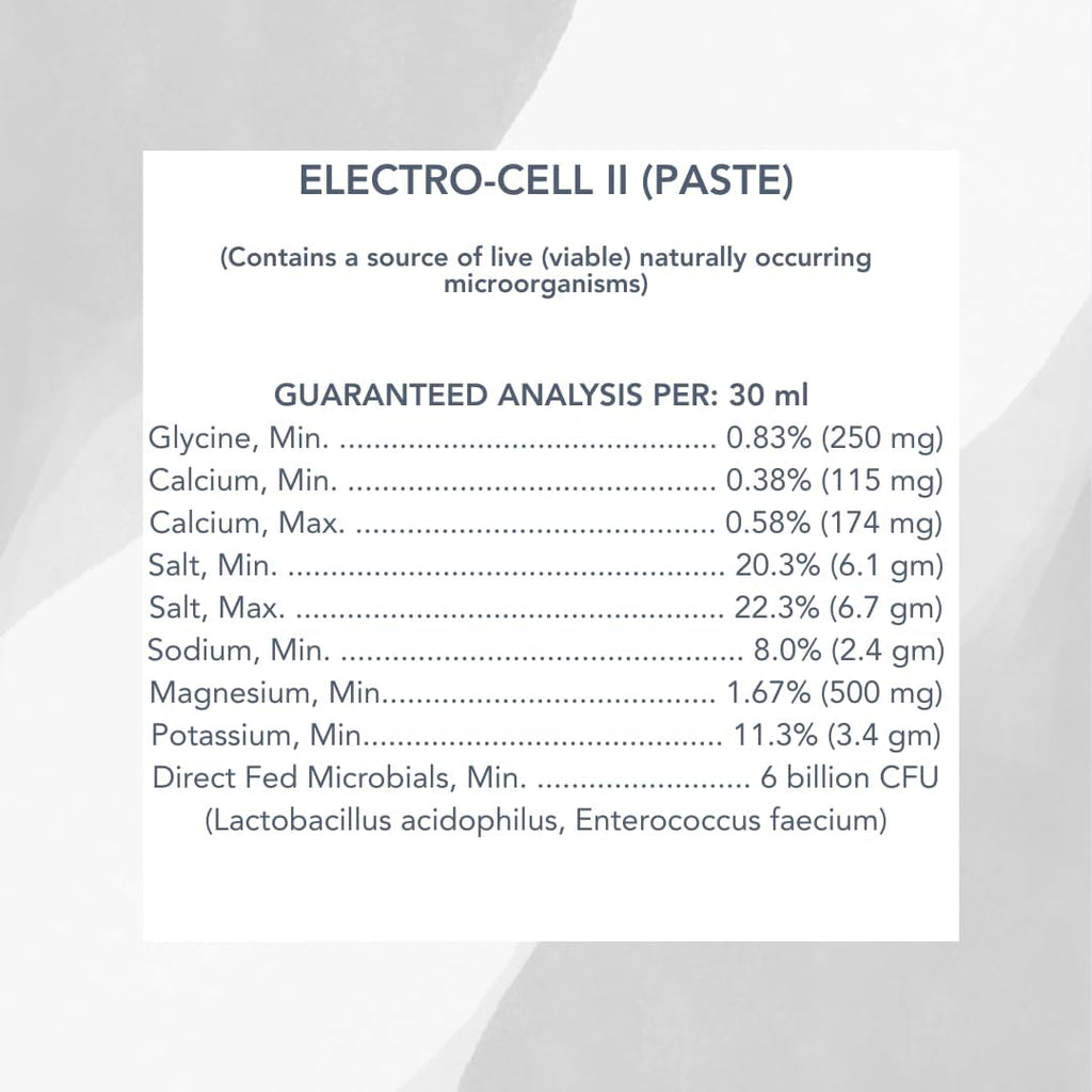 Electro-Cell II Electrolyte Paste with Probiotics for Horses