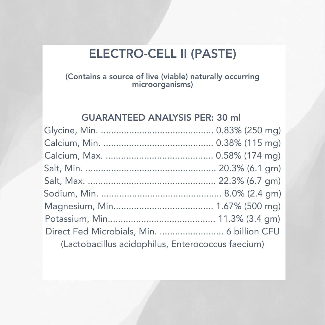 Electro-Cell II Electrolyte Paste with Probiotics for Horses