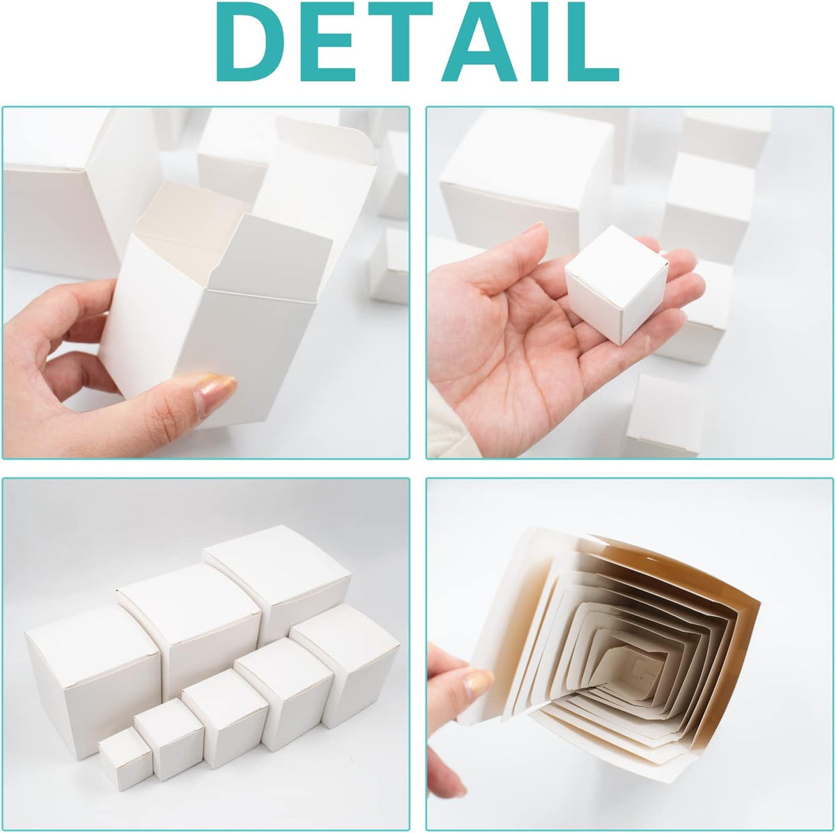 Nesting Gift Boxes Prank Gift Box Surprise Birthday Box White Small Square Paper Boxes Box Inside A Box Gift Set Gift
