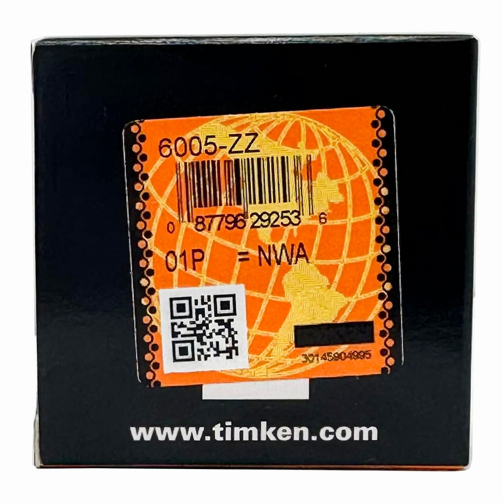 2PACK TIMKEN 6005-ZZ Double Metal Seal Bearings 25x47x12mm