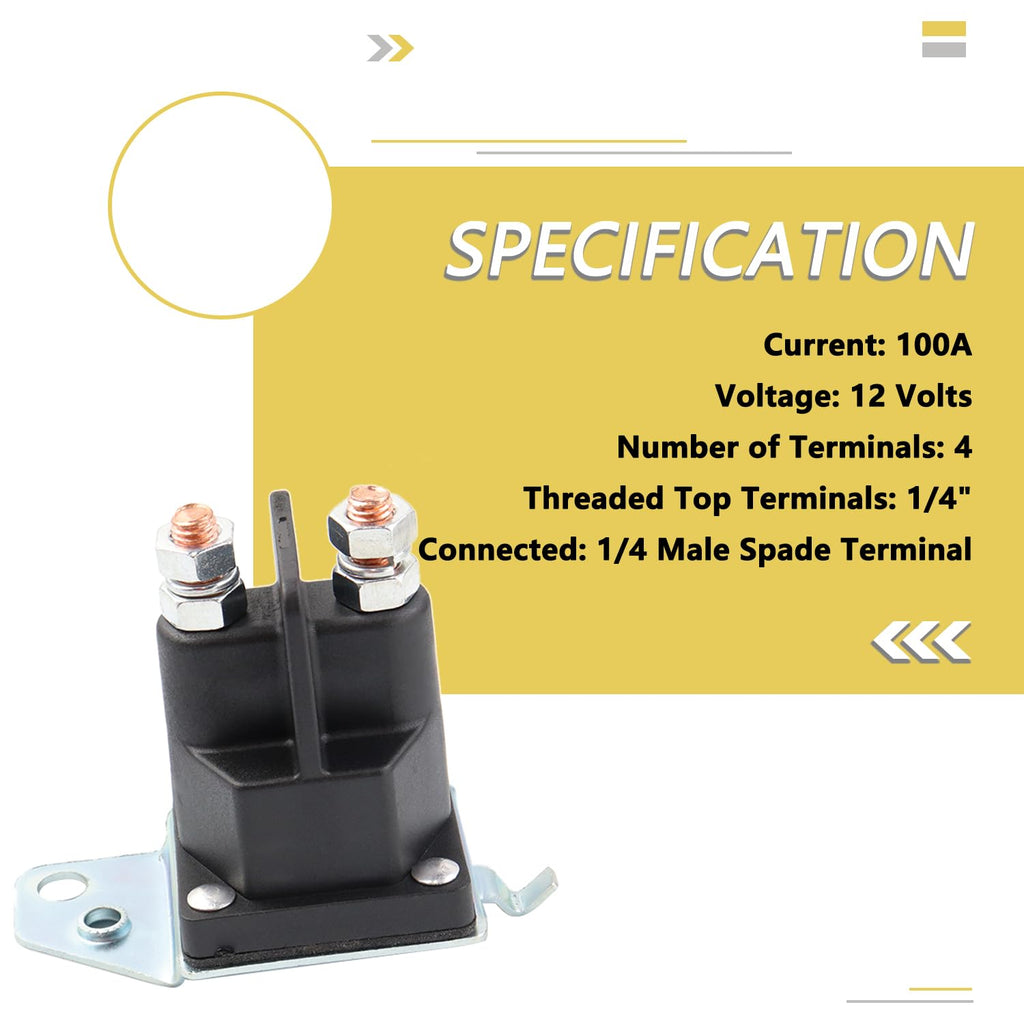 Starter Solenoid Replaces 762-1261-211-50, 725-06153A
