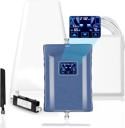 Cell Phone Booster for Home & Multi-Room,Up to 6500 sq ft,Cell Phone Signal Booster for Band